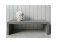 Стол журнальный (wowbotanica) серый 120x40x60 см.