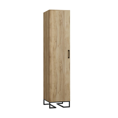 Шкаф одностворчатый loft (r-home) бежевый 50x230x45 см.
