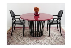 Стол сервировочный (wowbotanica) красный 70 см.