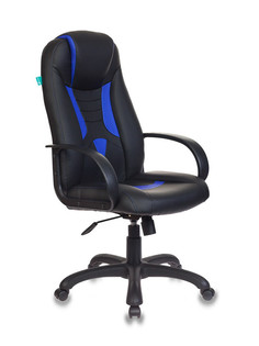 Компьютерное кресло Бюрократ Viking-8 Black-Blue /BL+BLUE