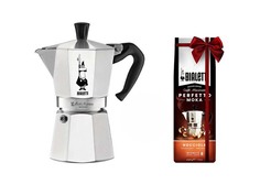 Кофеварка Bialetti Moka Express 6 порц.+кофе молотый Hazelnut 200г