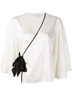 Fleur Du Mal пижамный топ с запахом