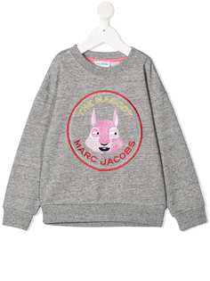 The Marc Jacobs Kids толстовка с вышитым логотипом
