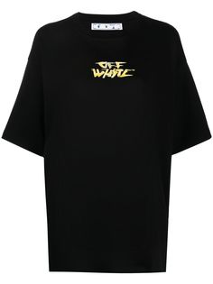 Off-White футболка с логотипом