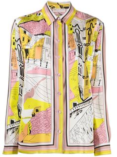 Emilio Pucci рубашка с принтом Battistero