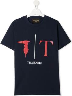 TRUSSARDI JUNIOR футболка с логотипом