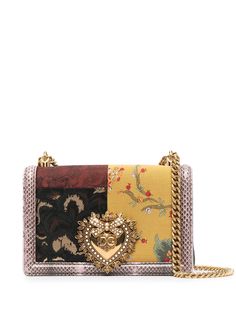 Dolce & Gabbana жаккардовая сумка на плечо Devotion