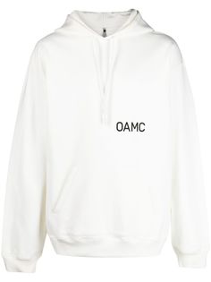 OAMC худи с принтом и логотипом
