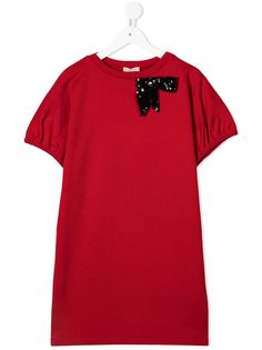 Nº21 Kids платье-футболка с бантом
