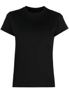 Givenchy футболка из джерси с тиснением