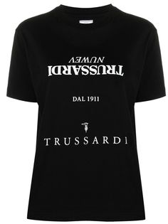 Trussardi футболка с логотипом