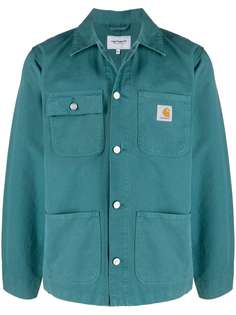Carhartt WIP куртка-рубашка Michigan с нашивкой-логотипом