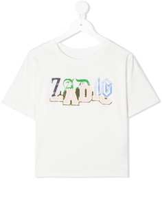 Zadig & Voltaire Kids футболка с логотипом