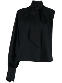Jejia блузка асимметричного кроя с завязками