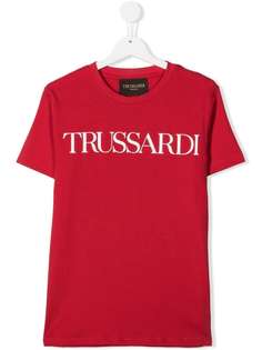 TRUSSARDI JUNIOR футболка с логотипом