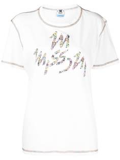 M Missoni футболка с цветочным принтом