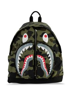 A BATHING APE® рюкзак 1st Camo Shark Day