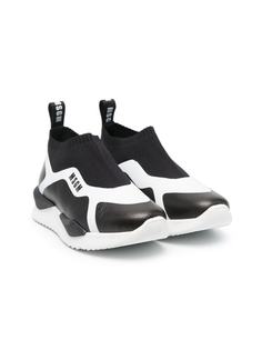 MSGM Kids кроссовки в двух тонах