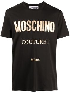 Moschino футболка с логотипом