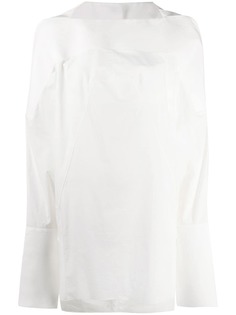 Rick Owens объемная блузка с длинными рукавами