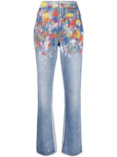 Philosophy Di Lorenzo Serafini джинсы с эффектом разбрызганной краски