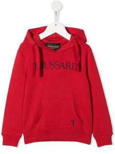 TRUSSARDI JUNIOR худи с вышитым логотипом