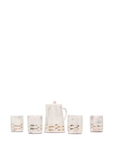 Off-White чайный сервиз с логотипом