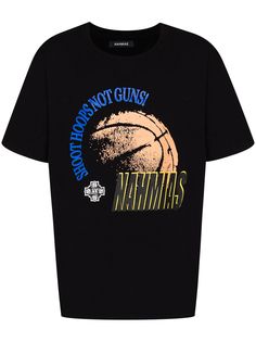 Nahmias футболка Shoot Hoops с логотипом