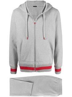 Kiton спортивный костюм с контрастной отделкой