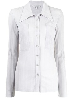 Low Classic плиссированная рубашка на пуговицах