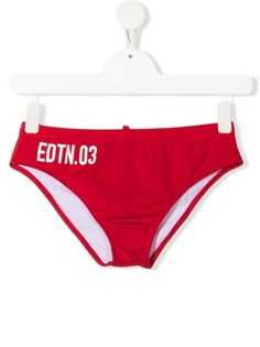 Dsquared2 Kids плавки с принтом Edtn.03