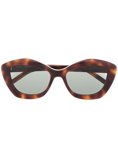 Saint Laurent Eyewear солнцезащитные очки SL68 в оправе кошачий глаз