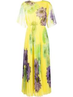 Jason Wu Collection плиссированное платье с цветочным принтом