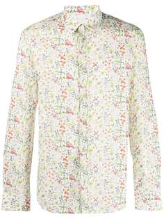 PAUL SMITH рубашка с цветочным принтом