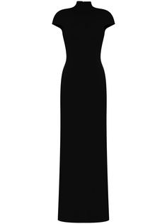 Solace London платье макси Lang с высоким воротником