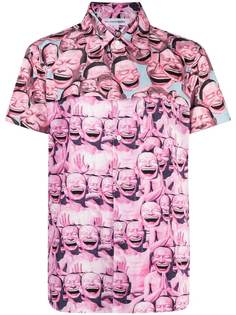 Comme Des Garçons Shirt рубашка из коллаборации с Yue Minjun