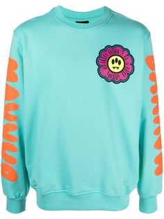 BARROW толстовка с графичным принтом