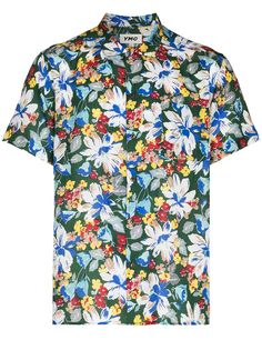 YMC рубашка Malick с цветочным принтом