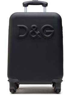 Dolce & Gabbana Kids чемодан с тисненым логотипом