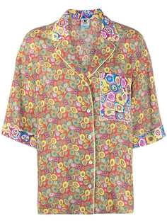M Missoni рубашка с нагрудным карманом и цветочным принтом