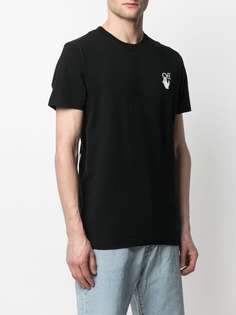 Off-White футболка с принтом