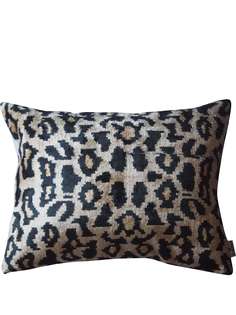 Les-Ottomans бархатная подушка с леопардовым принтом
