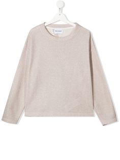 Dondup Kids толстовка с эффектом металлик и вырезом на спине