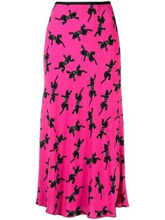 DVF Diane von Furstenberg юбка с принтом