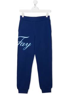 Fay Kids спортивные брюки с логотипом