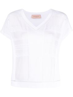 Ermanno Scervino блузка с кружевными вставками