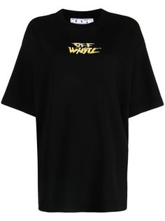 Off-White футболка с логотипом