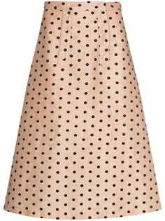 Batsheva юбка миди Suffragette в горох