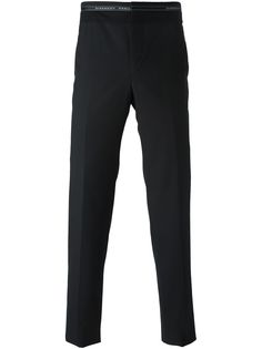 Givenchy брюки с принтом логотипа на поясе