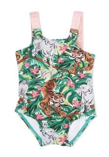 Kenzo Kids купальник с принтом Flying Tiger